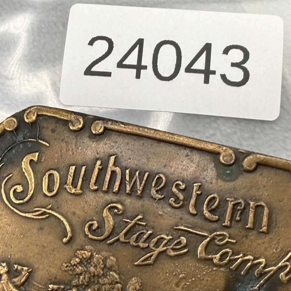 Vintage Belt Buckle‎ Southwestern Stage Company American Express Company